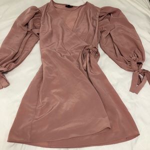 Topshop blush dress